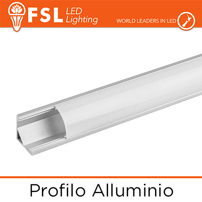 5x BARRA  ALLUMINIO 6063 - Angolare - 2m SILVER
