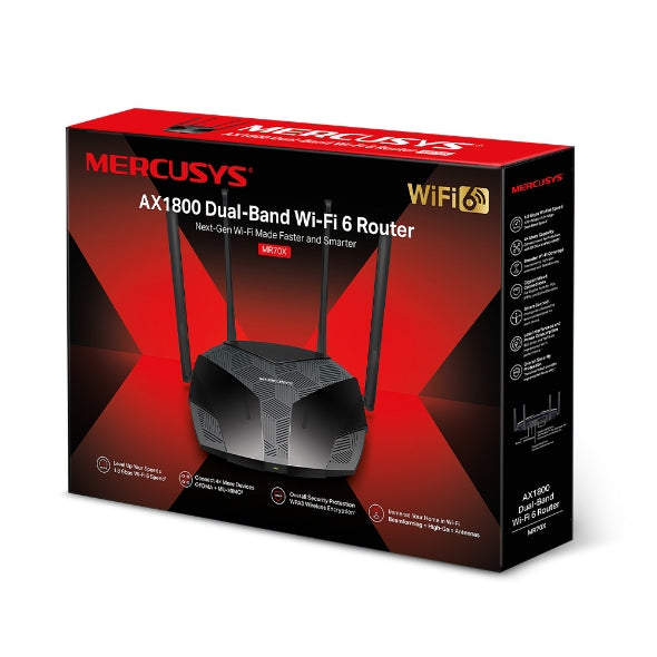Router WiFi dual band wireless di nuova generazione fino a 1.8 Gbps | Mercusys