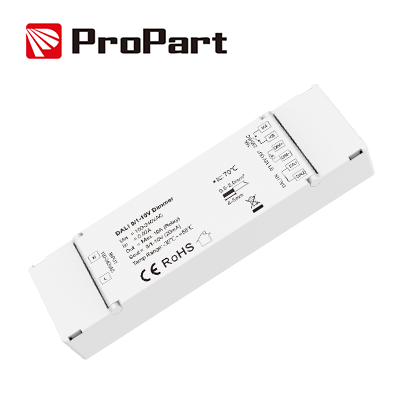 Dimmer DALI 1CH*10A, 0/1-10V 100-240VAC