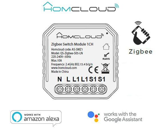 Modulo Interruttore 1CH Zigbee da incasso