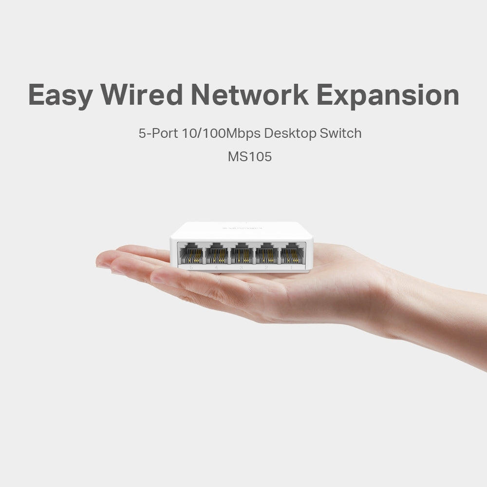 Switch ethernet 5 porte lan 10/100 Mbps | Mercusys