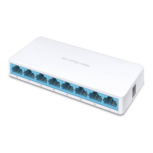 Switch ethernet 8 porte lan 10/100 Mbps Mercusys hub lan per console giochi gaming online e smart tv disponibilità e prezzo su Patabit.it