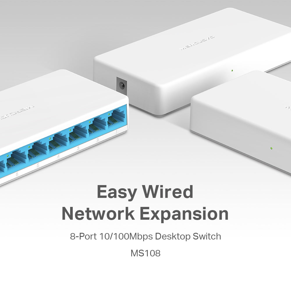 Switch ethernet 8 porte lan 10/100 Mbps | Mercusys