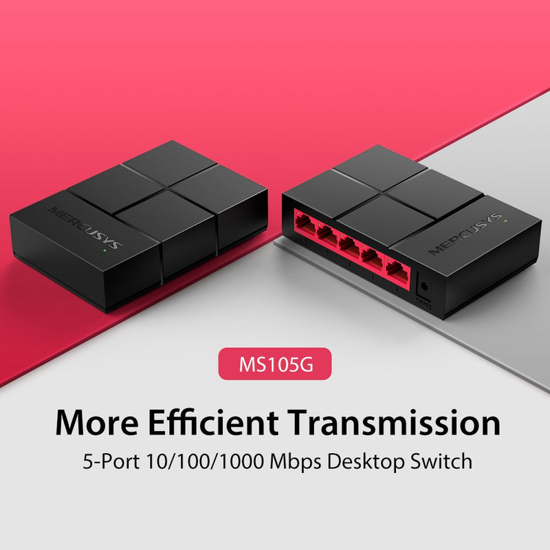 Switch ethernet 5 porte lan Gigabit 10/100/1000 Mbps | Mercusys