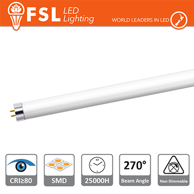 20x Neon T5 LED Tubo Vetro - 8W 700LM 4000K