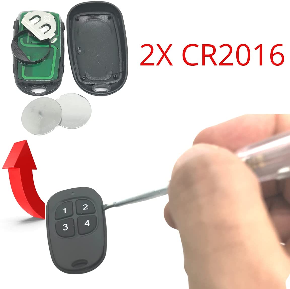 Telecomando universale per cancello Came TOP 432 a codice fisso 433,92 MHz